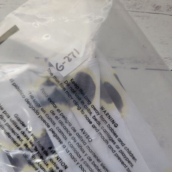 Lululemon Women's Size 6 Align Waist-Length Tank Top Transverse Yellow Multi - Picture 13 of 13